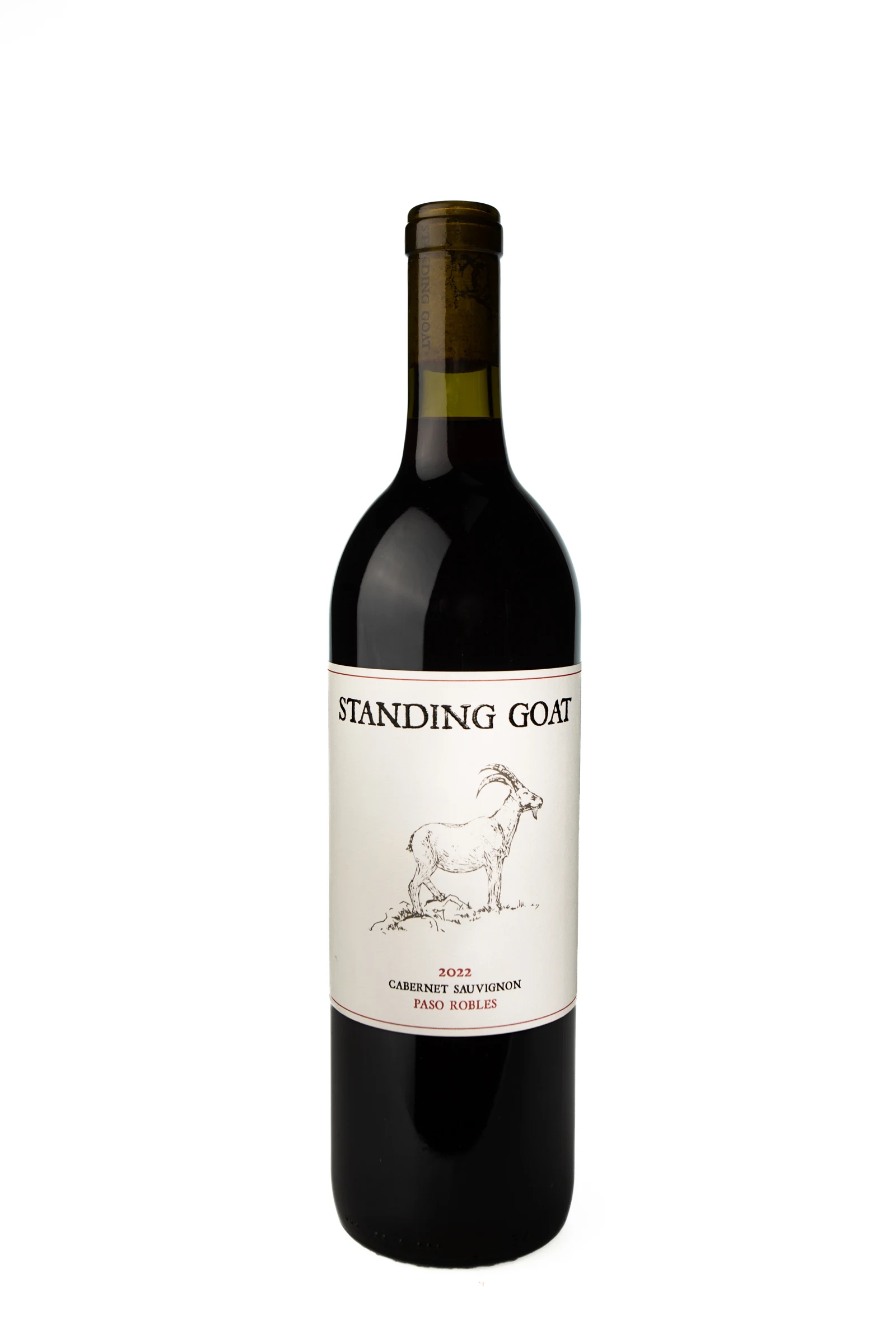 Standing Goat 2022 Paso Robles Cabernet Sauvignon bottle